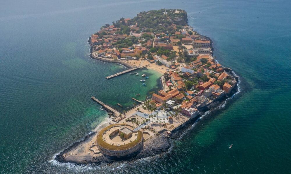 Luchtfoto Ile de Gorée - Senegal